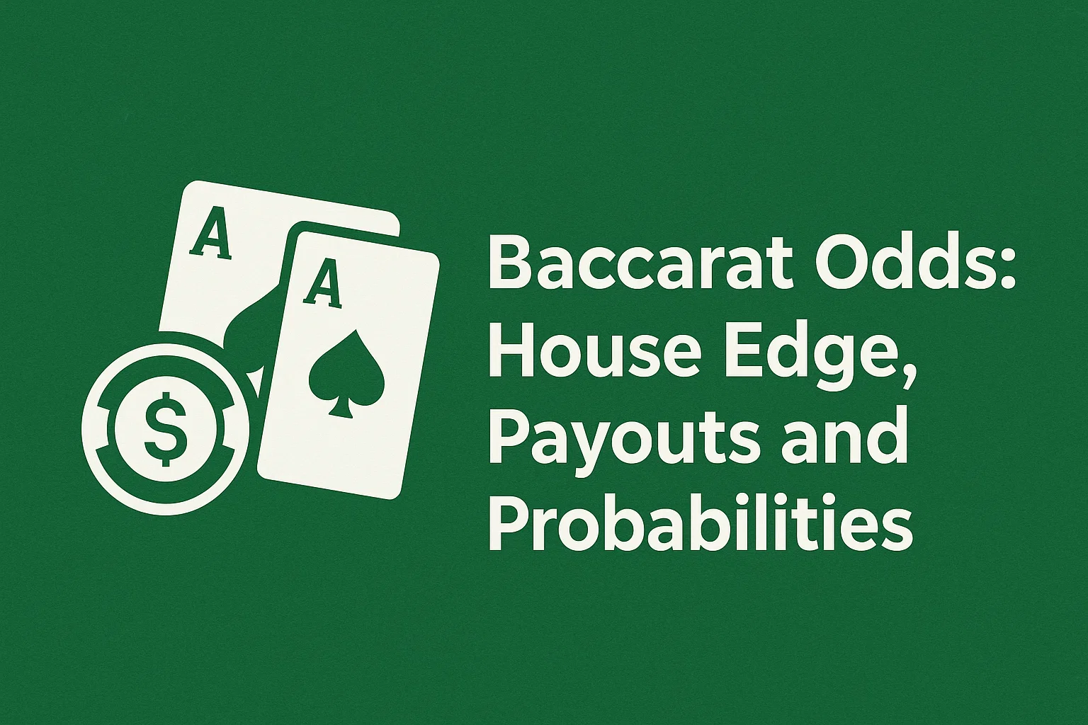 Baccarat Odds: House Edge, Payouts and Probabilities